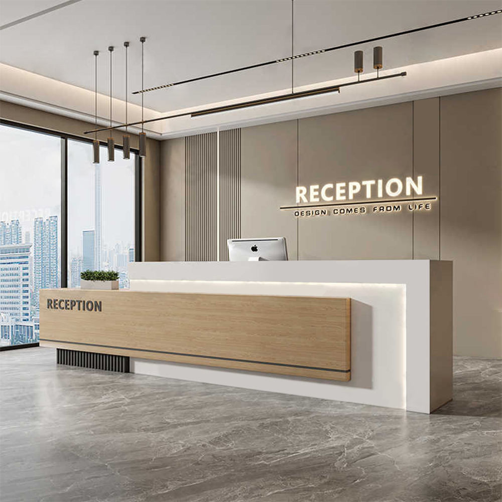 Company Front Desk Reception Desk Hotel Lobby Bar Counter Service Desk Office Sales Department Store Counter Cash Register