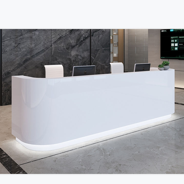 China Factory Direct Price Customizable Modern Office Reception Desk