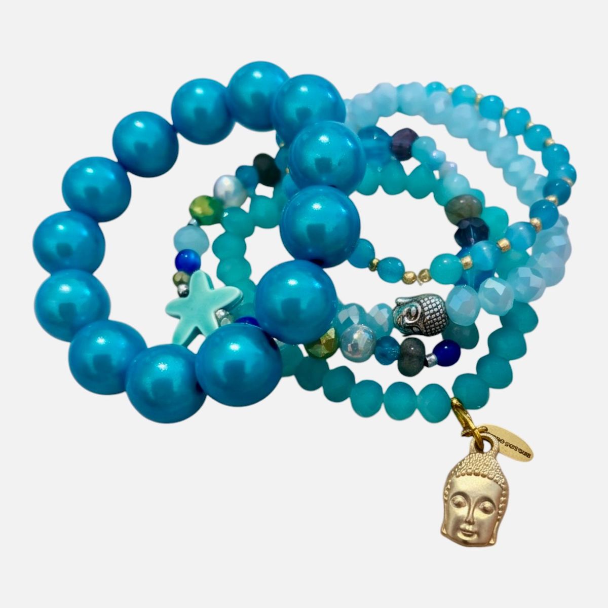 Armbandset "SUMMERTIME" in Türkis – Produktfoto