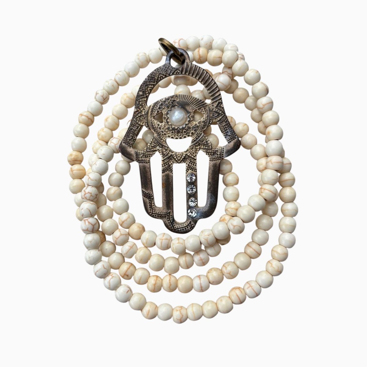 Hamsa Kette "KAIRO" mit großem Anhänger – Produktfoto