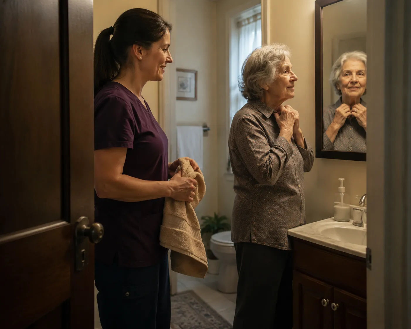 Personal care services at home in Connecticut bathing dressing and more
