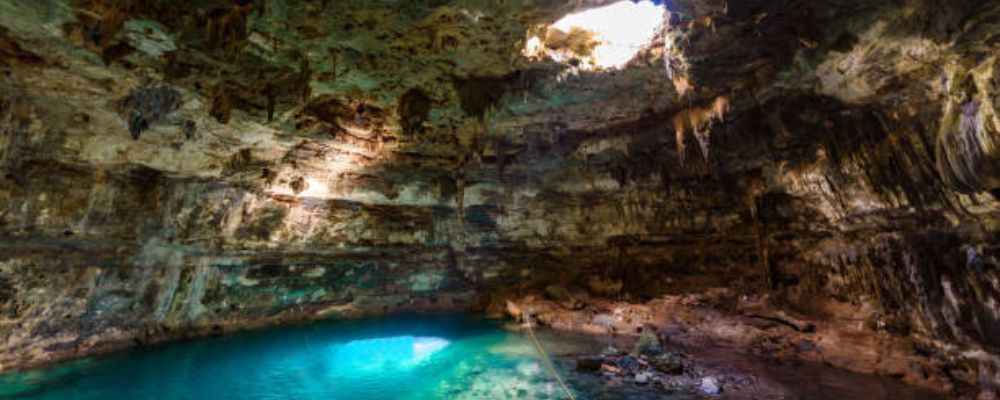 Cenote escondido y cenote Cristal