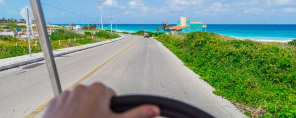 Driving in Cancun