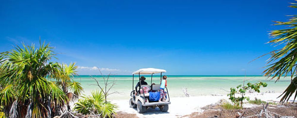 Golf Cart at Punta Mosquito