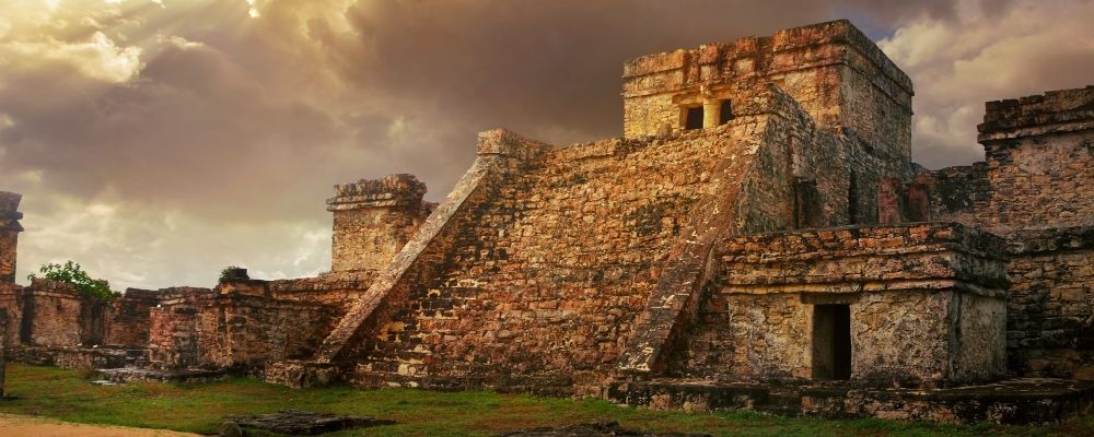 Tulum en la tarde