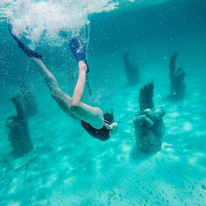 Snorkeling in Cancun