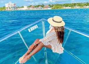 Image about Cozumel Clear Boat Tour