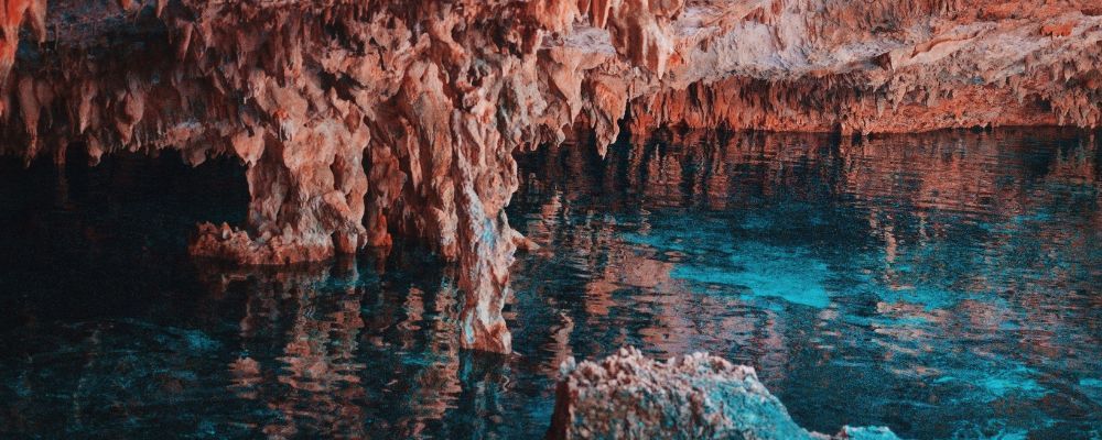 Cancun's underwater river