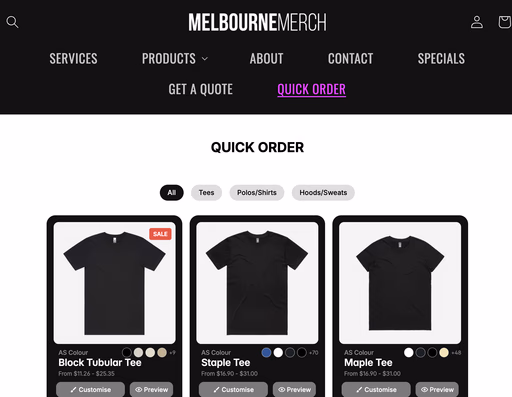 Melbourne Merch Store
