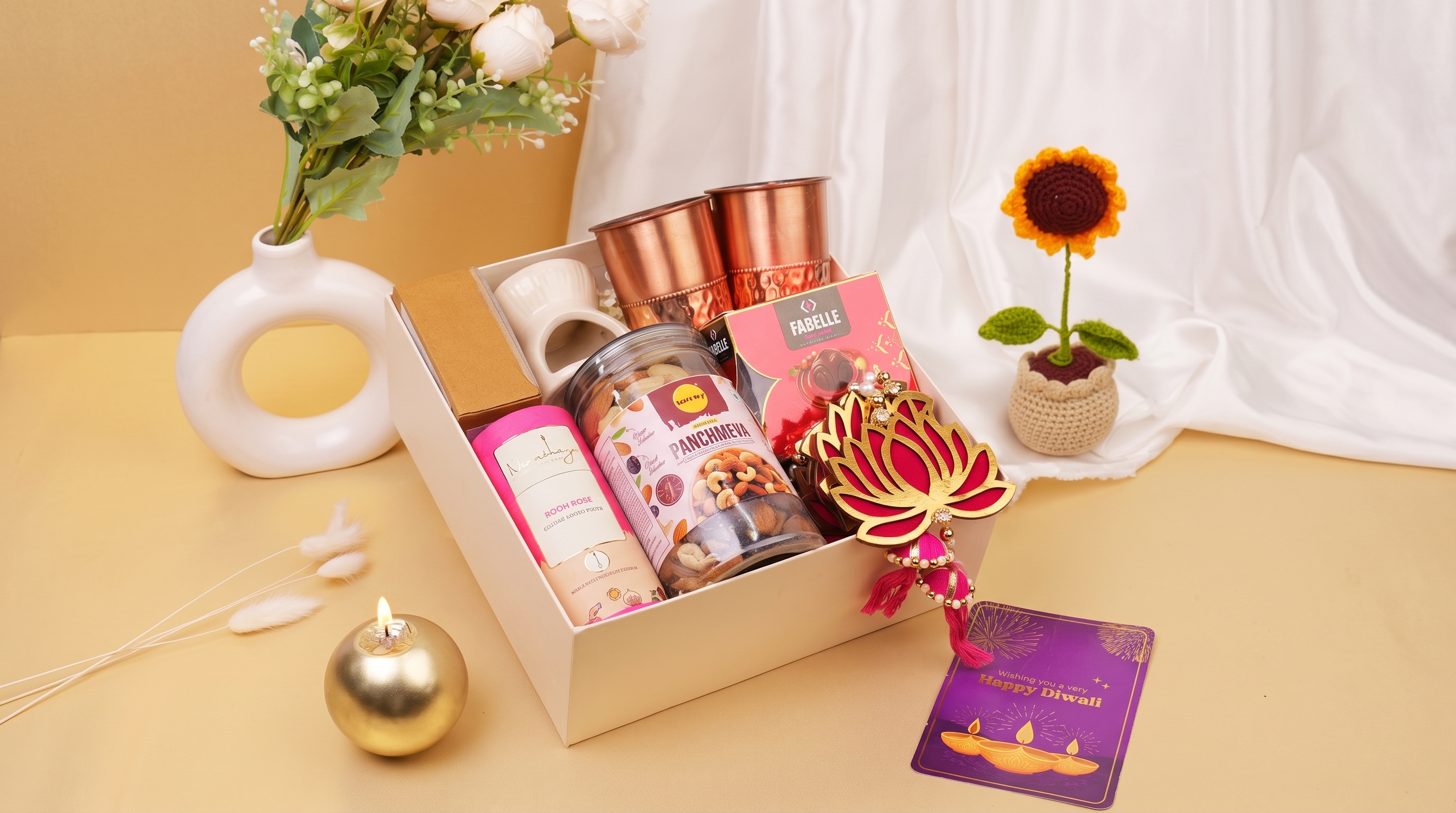 Diwali Delight Luxe Box for corporate gifting