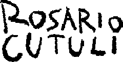 Rosario Cutuli signature