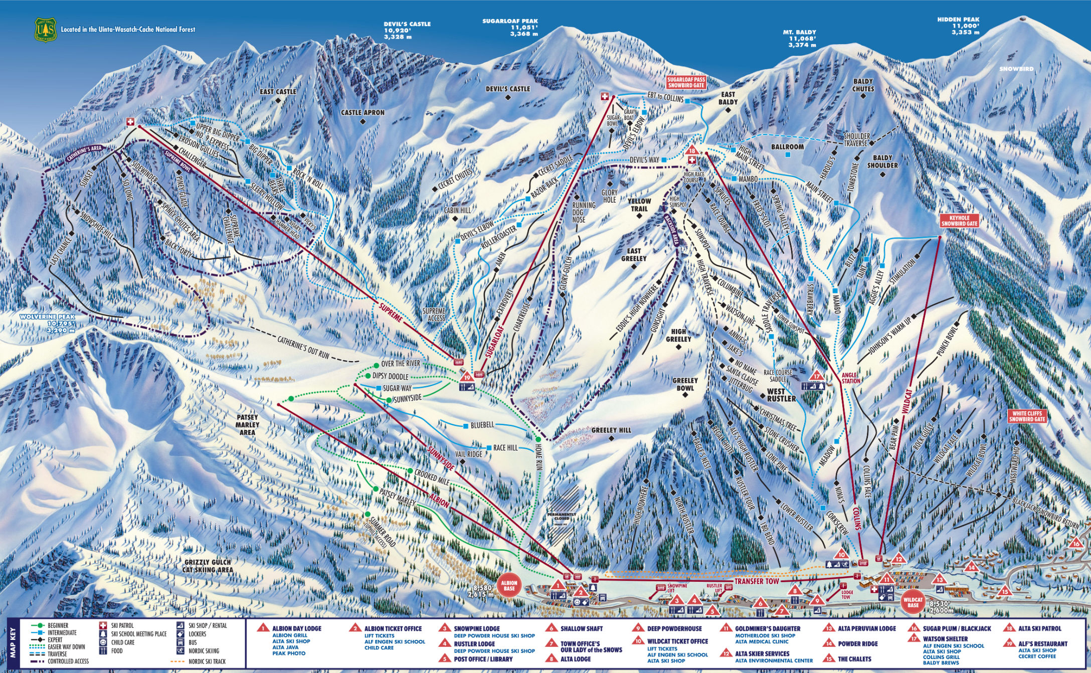 ski map