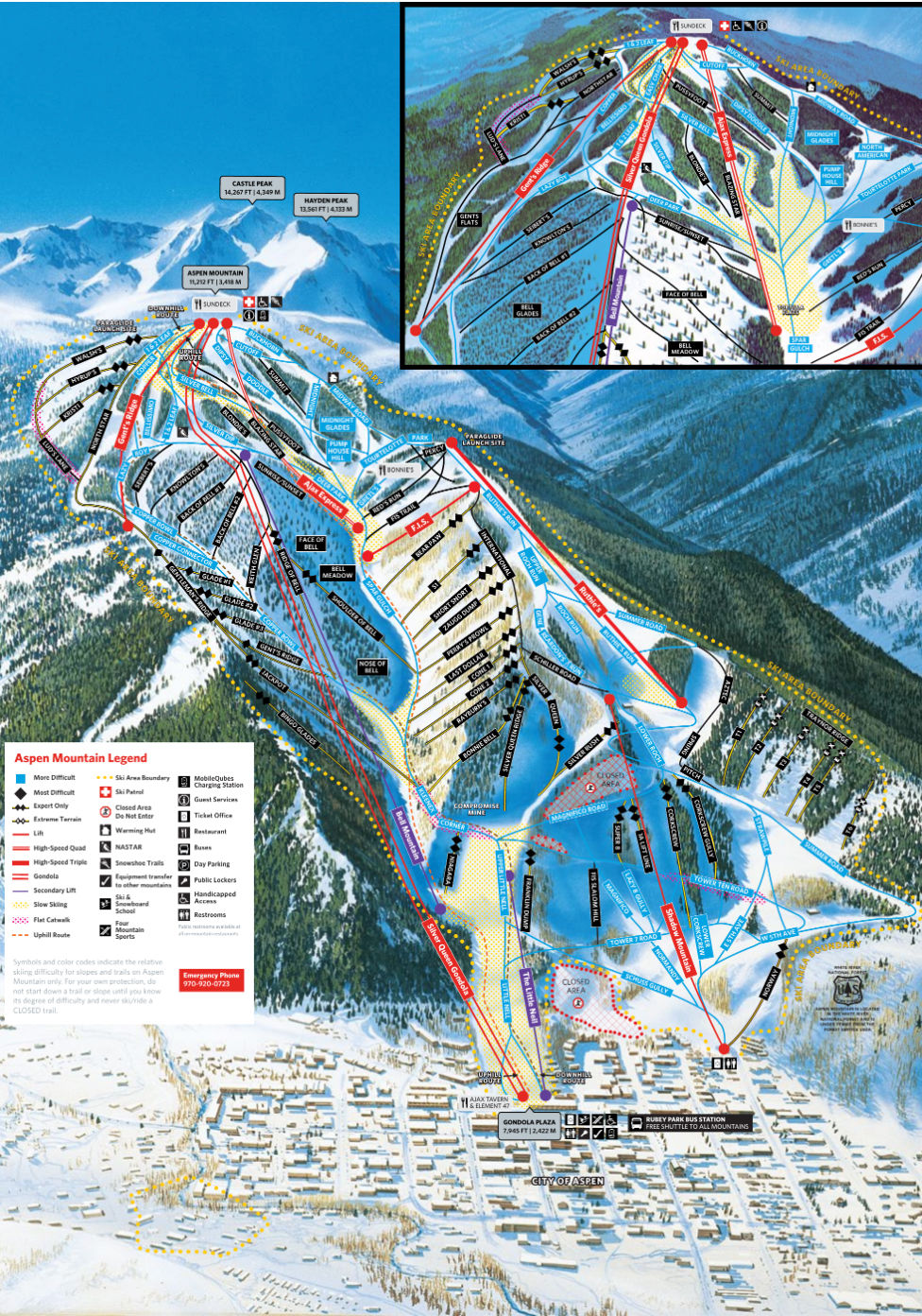 ski map