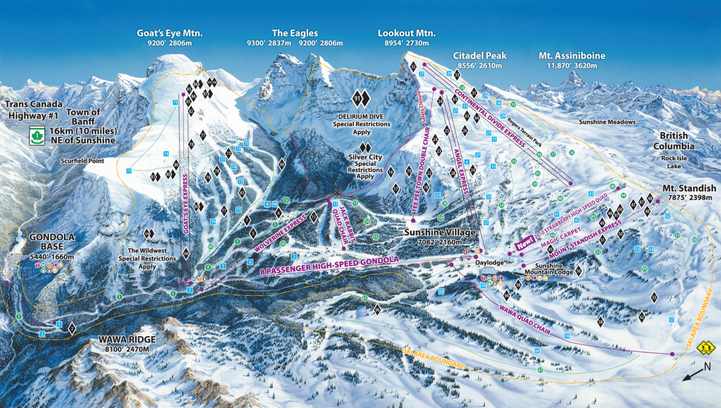 ski map