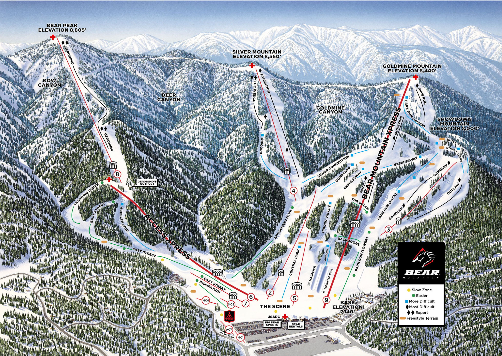 ski map