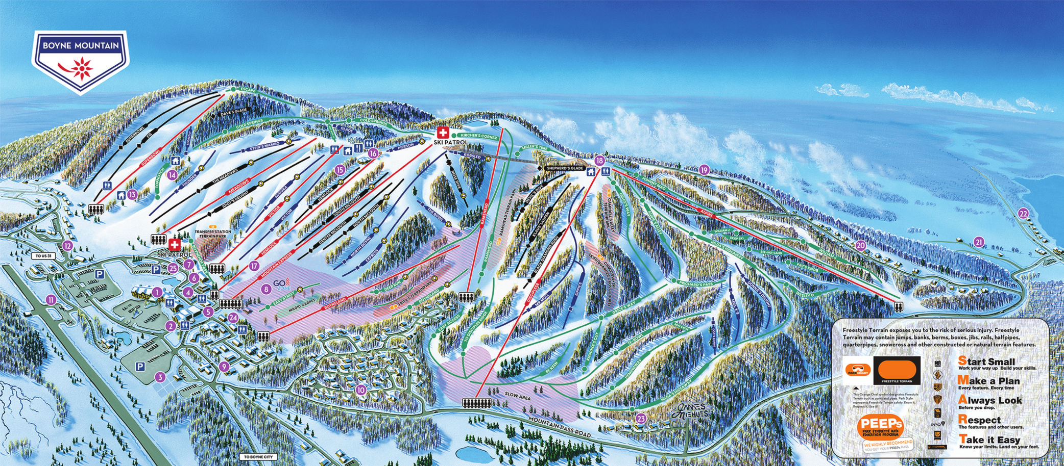 ski map