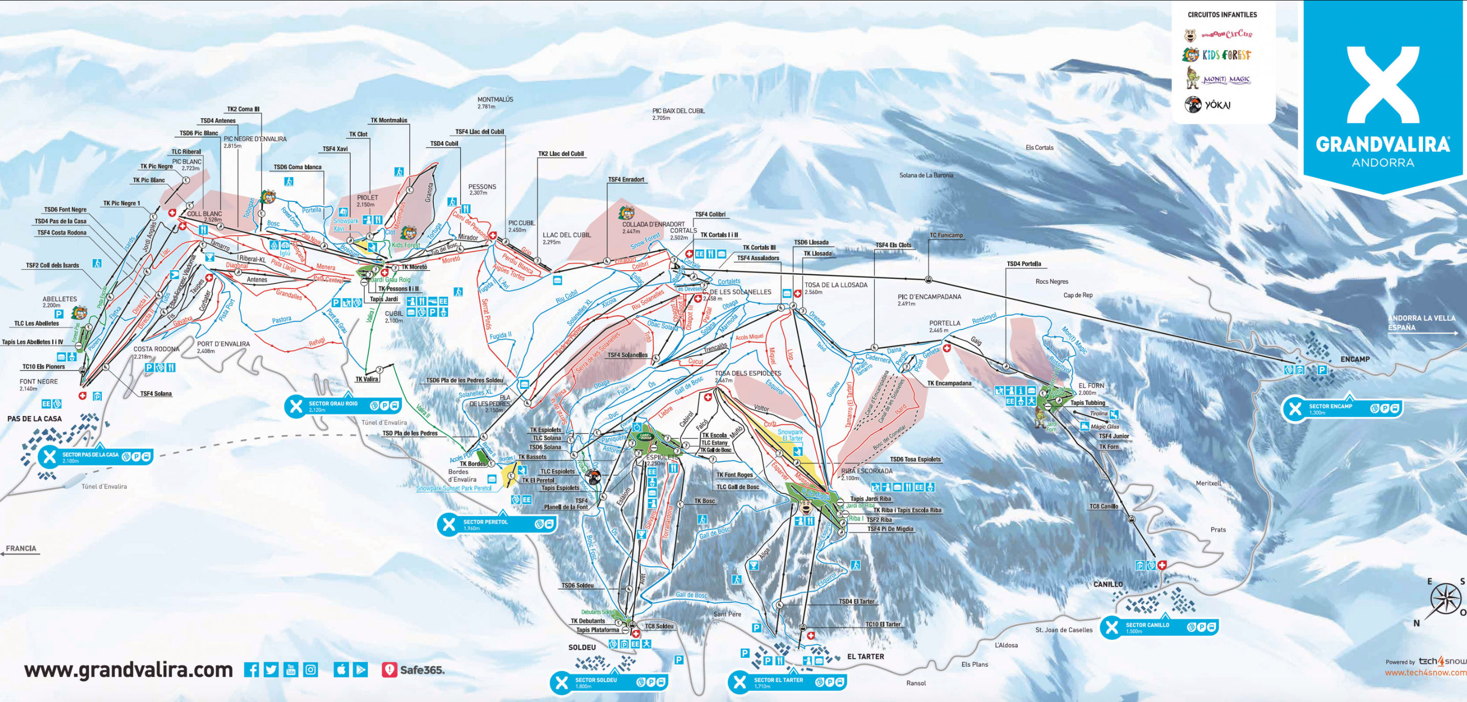 ski map