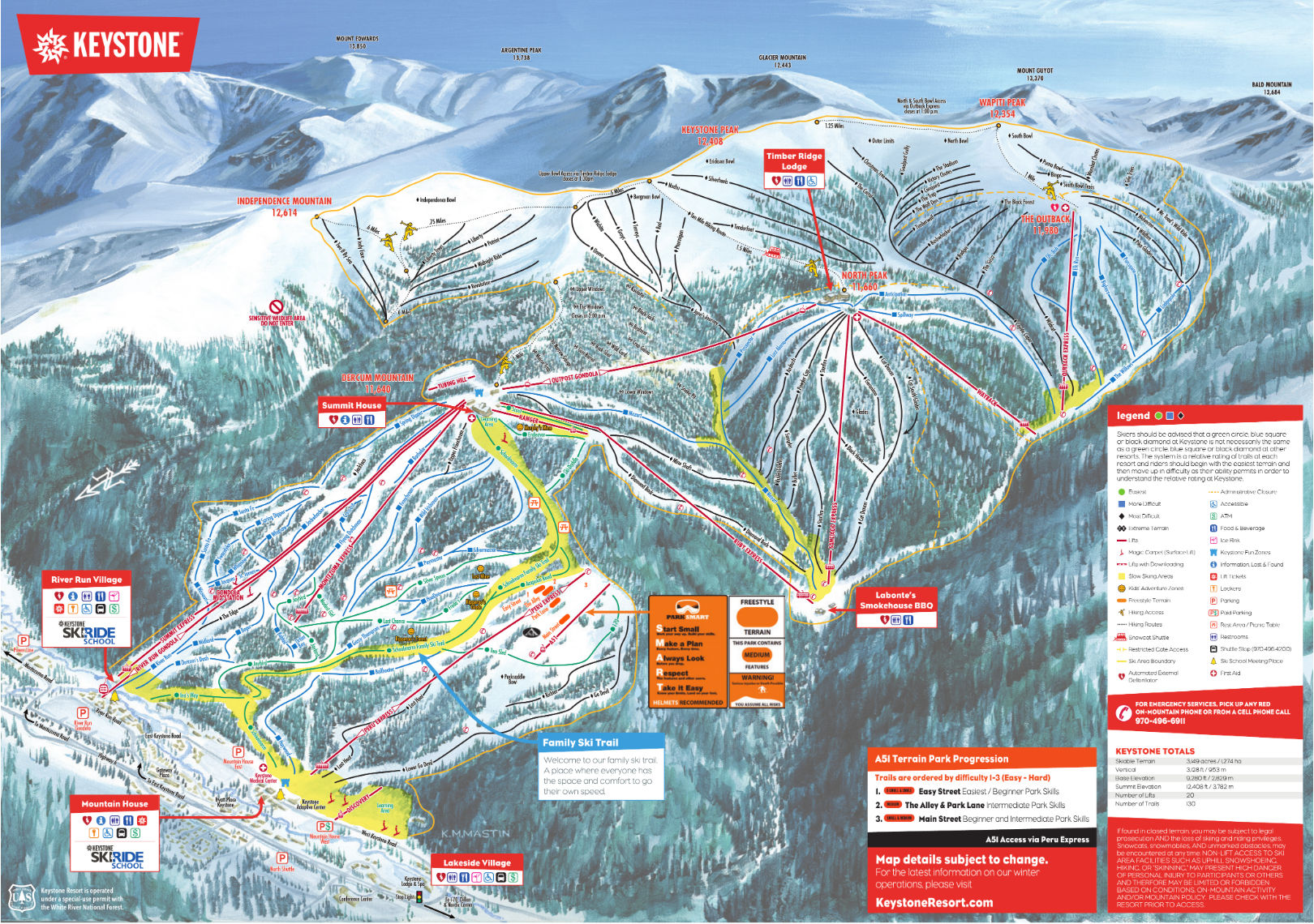 ski map