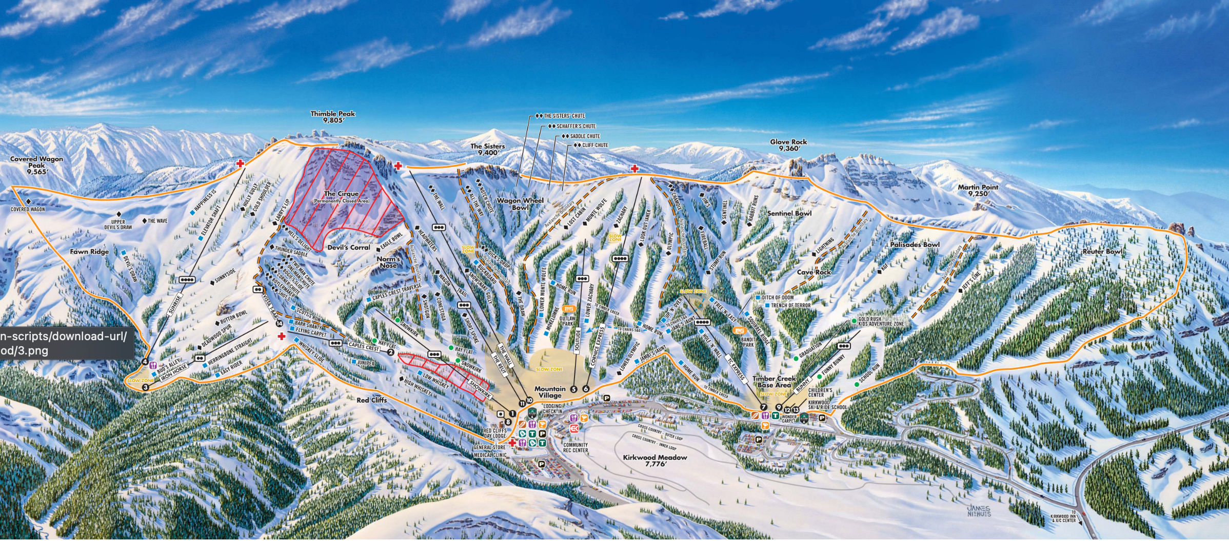 ski map