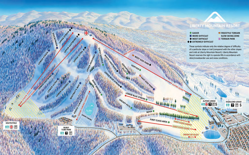 ski map