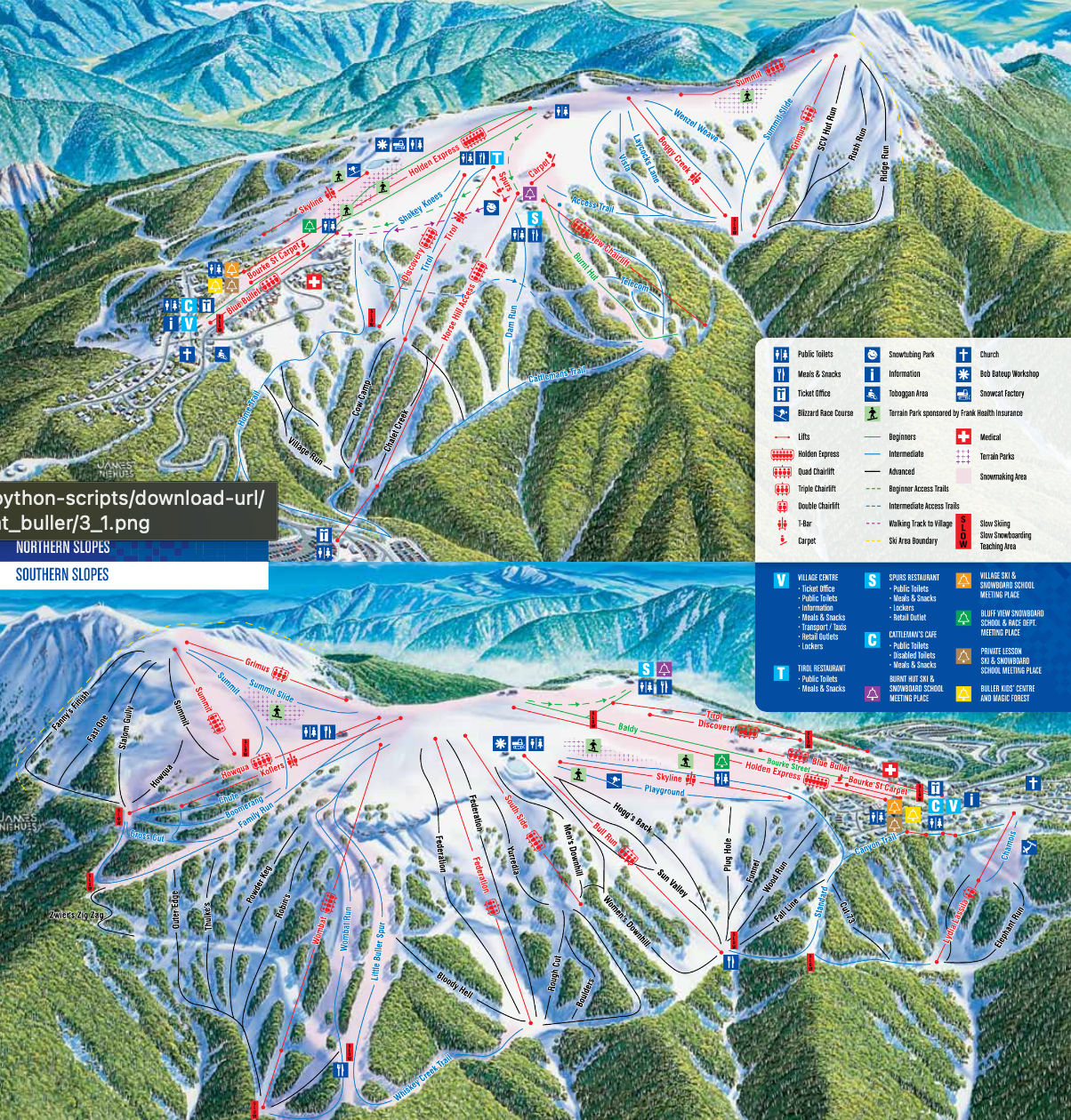 ski map