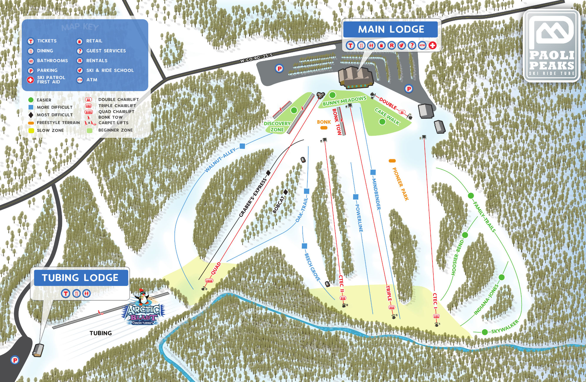 ski map