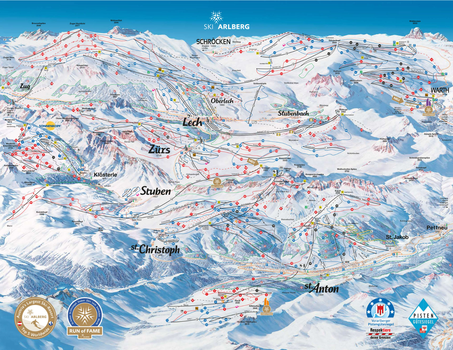 ski map