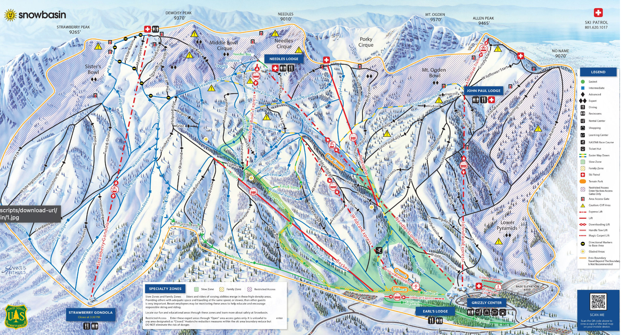 ski map