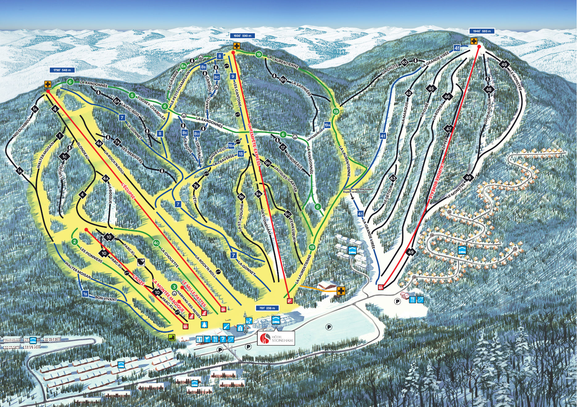 ski map