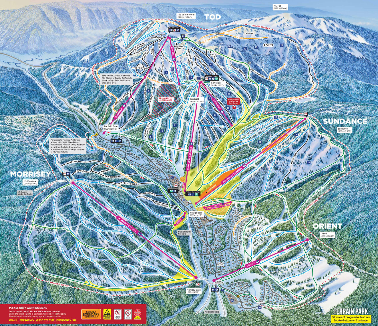 ski map