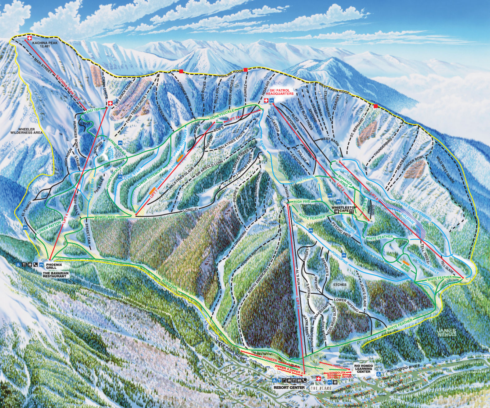 ski map