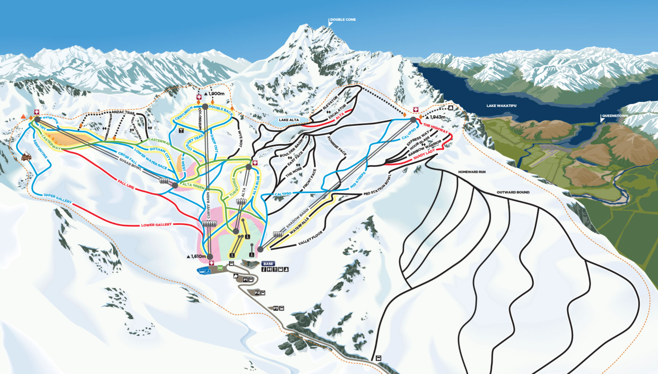 ski map