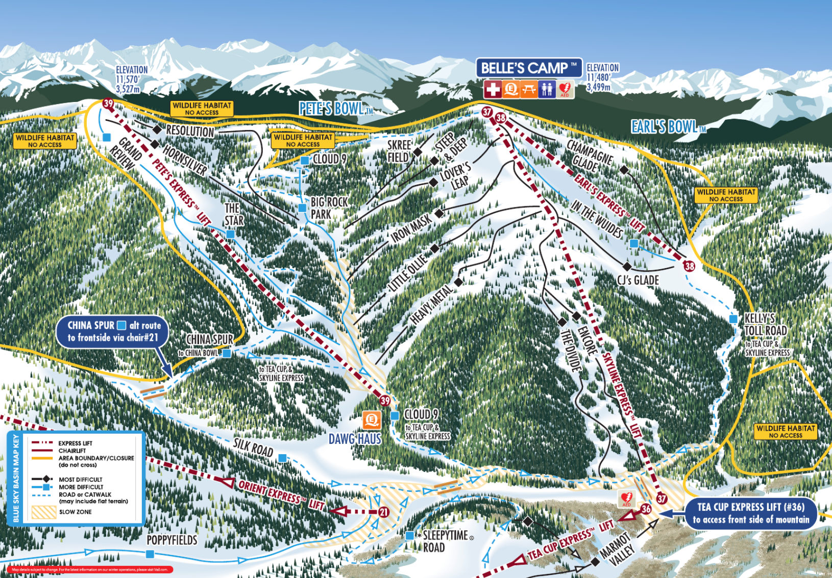 ski map