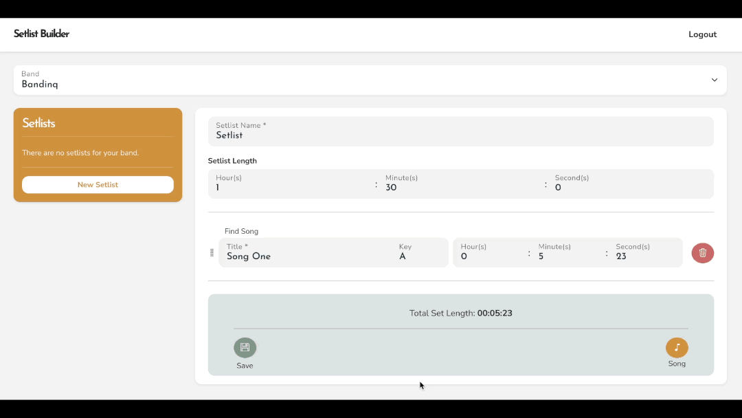 Easily find songs and import data