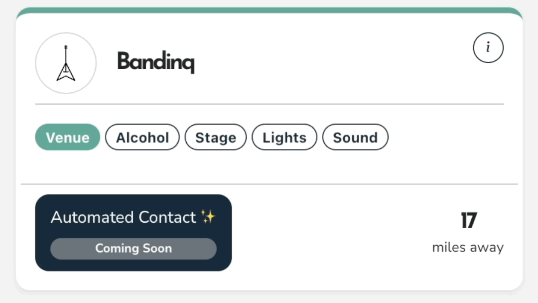 Music venues with all the information you need