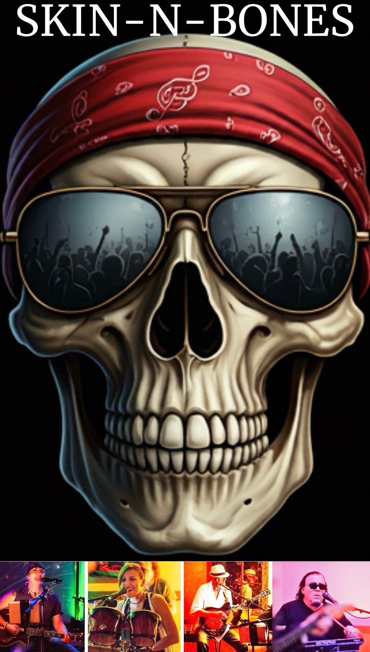 Band logo for Skin & Bones
