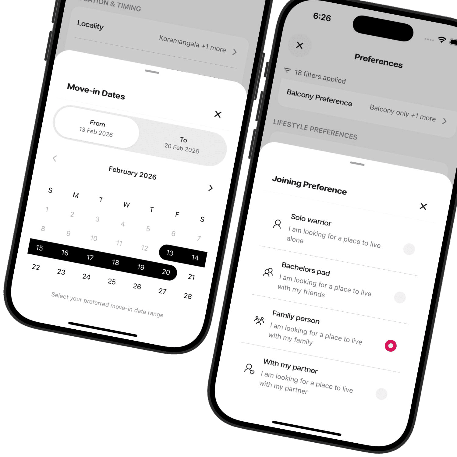 Tell us your Detailed Preferences