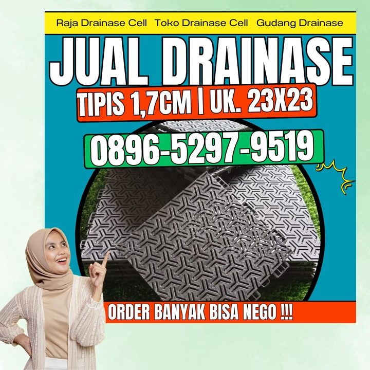 0896-5297-9519 (Bu Diana), Grosir Drainase Cell Bengkulu Luas