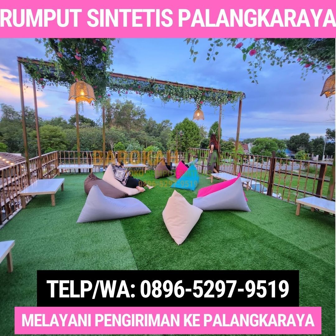 0896-5297-9519 (Bu Diana), Distributor Rumput Sintetis Bisa Kirim Palangka Raya Gunung Bintang Awai