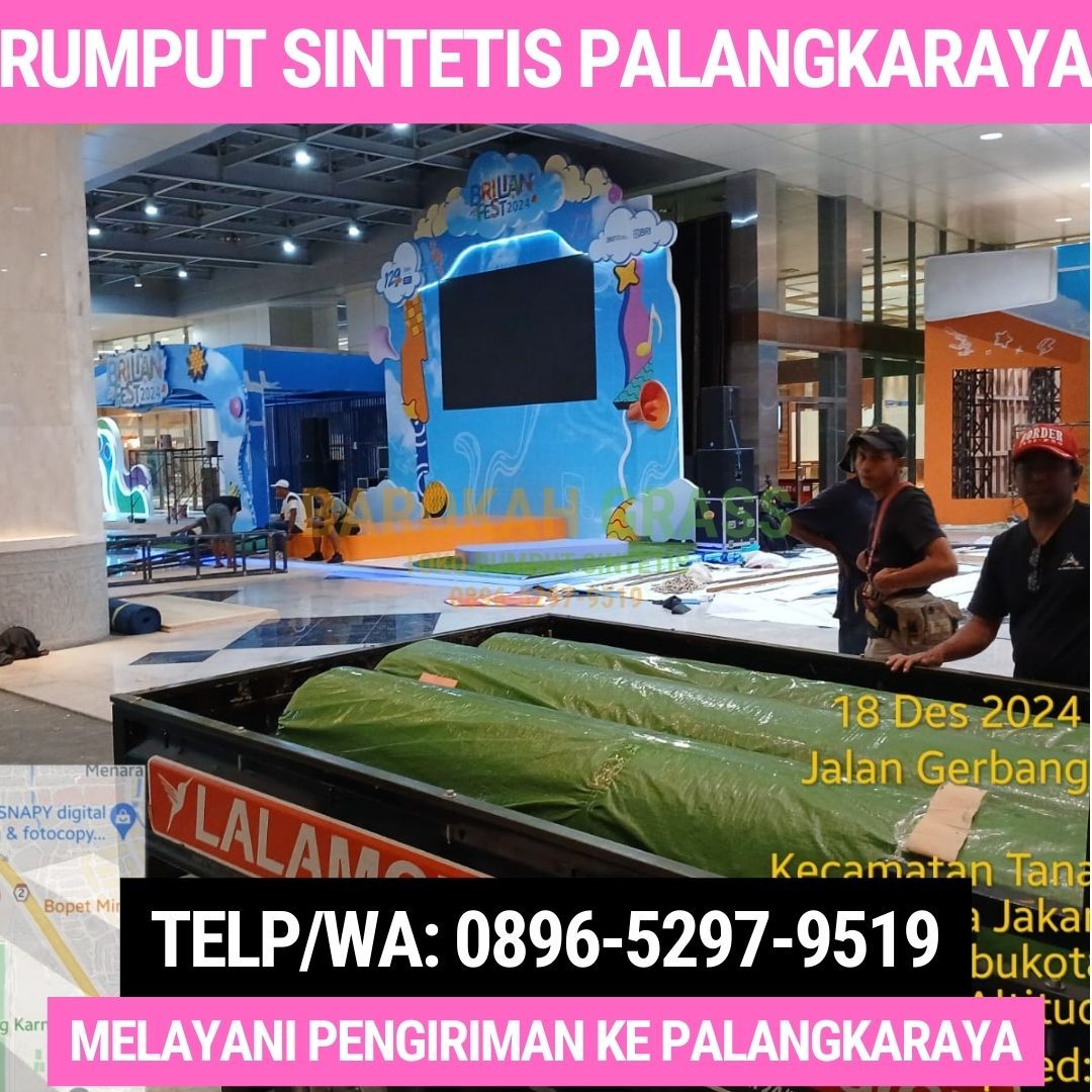 0896-5297-9519 (Bu Diana), Penjual Rumput Sintetis Bisa Kirim Palangka Raya Banama Tingang