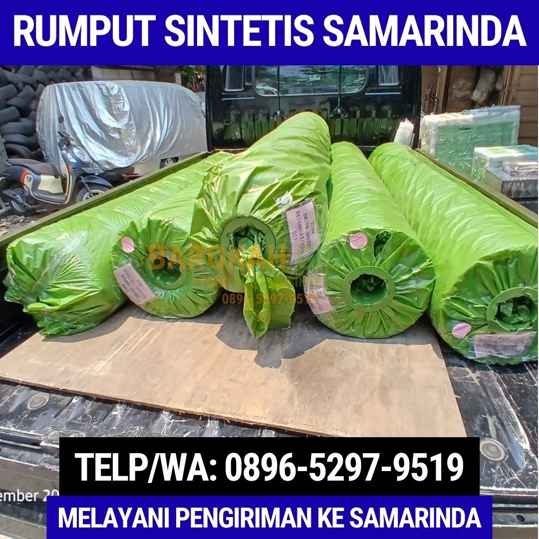 0896-5297-9519 (Bu Diana), Toko Rumput Sintetis Bisa Kirim Samarinda Teluk Pandan