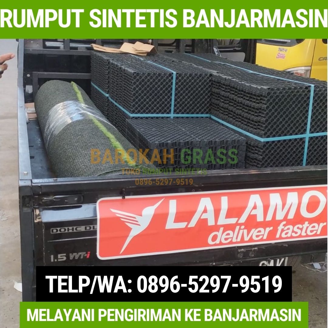 0896-5297-9519 (Bu Diana), Toko Rumput Sintetis Bisa Kirim Banjarmasin Bumi Makmur