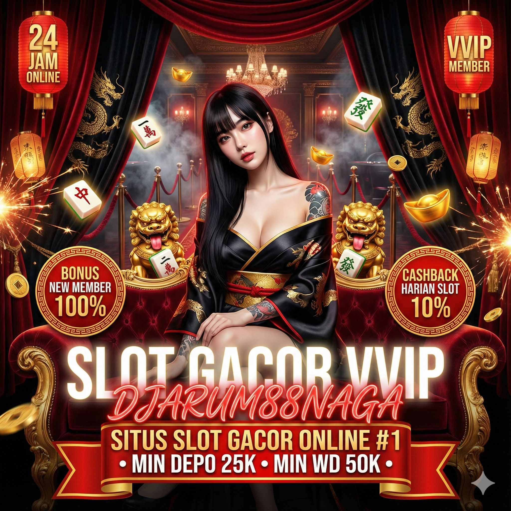 Banner Slot Gacor VVIP DJARUM88NAGA