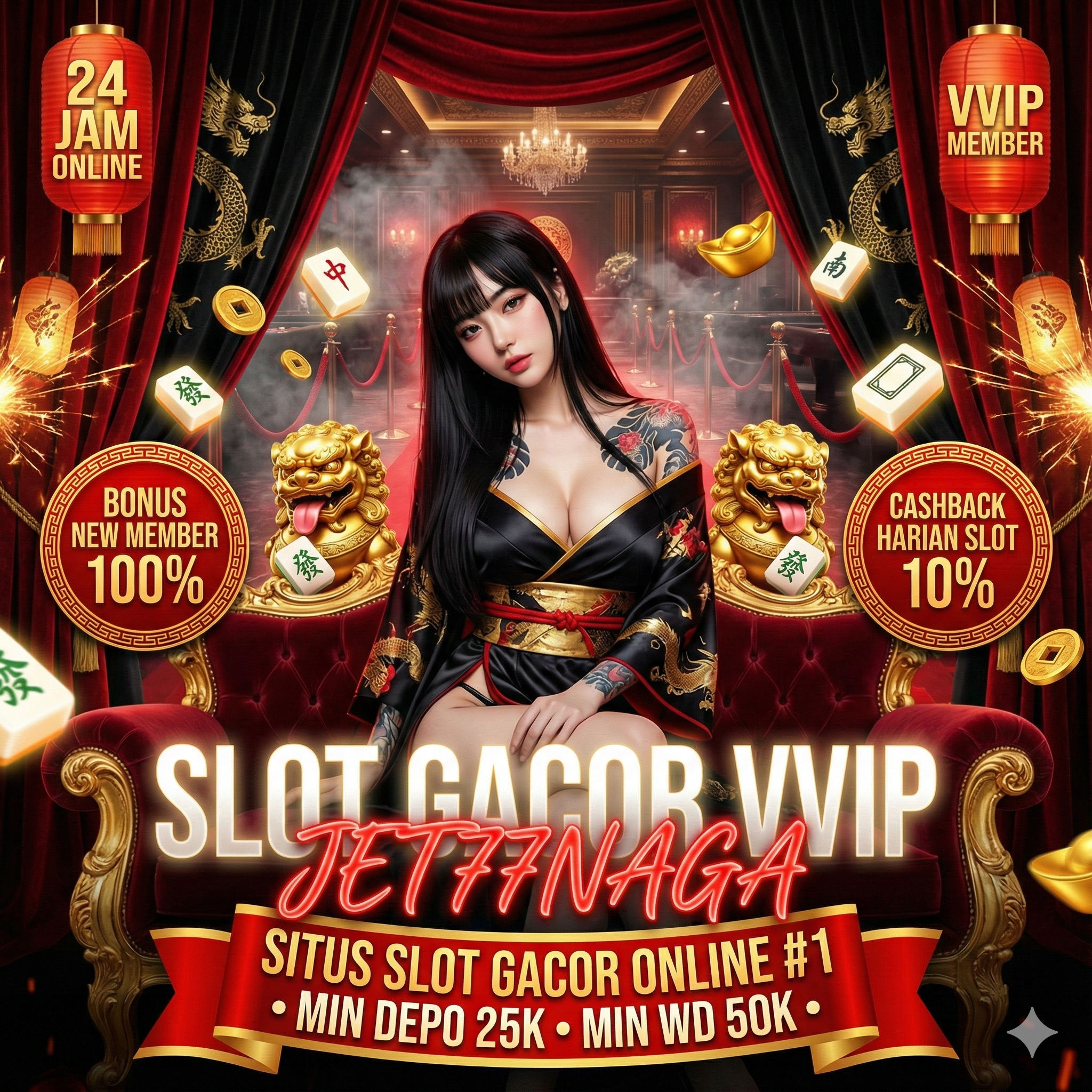 Banner Slot Gacor VVIP JET77NAGA