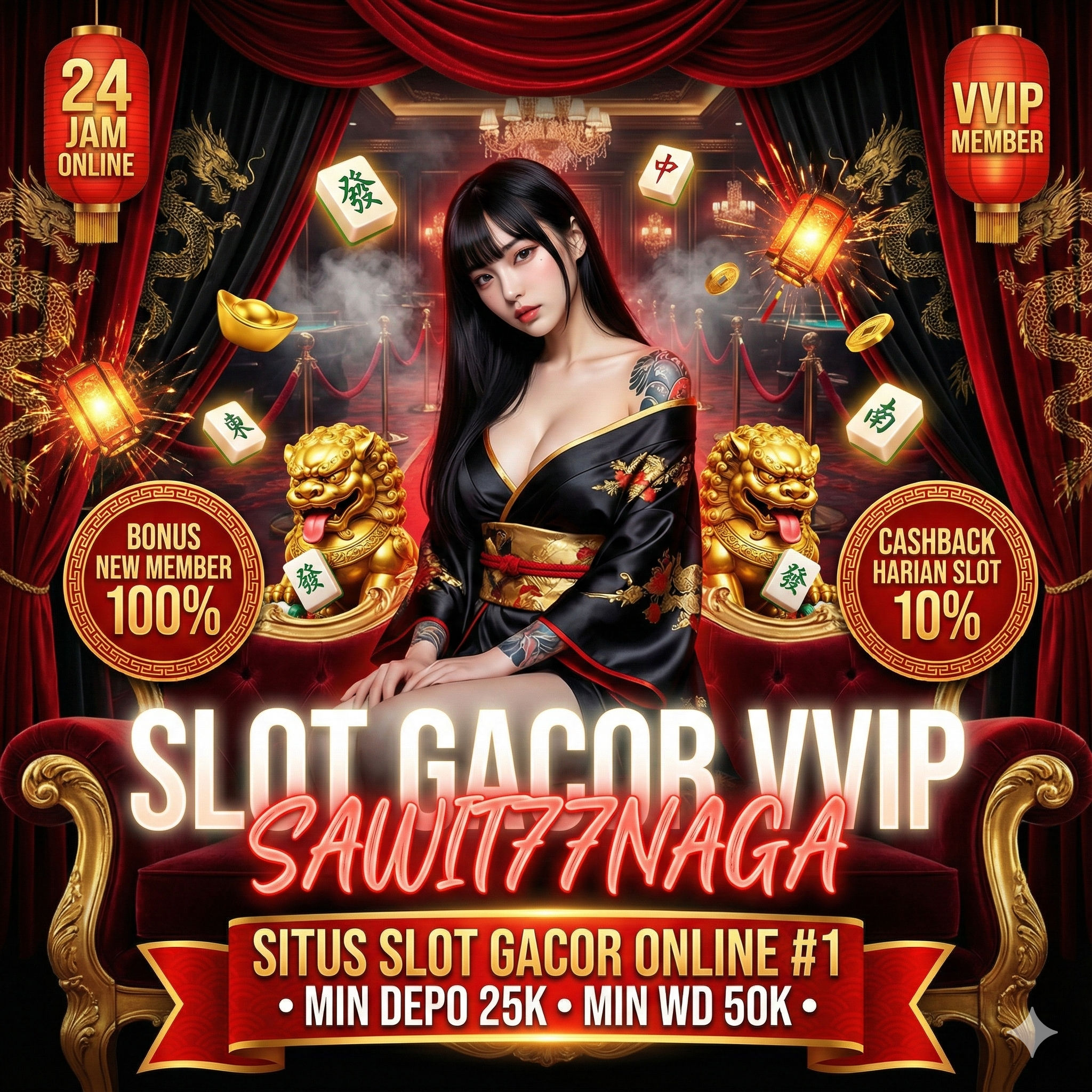 Banner Slot Gacor VVIP SAWIT77NAGA