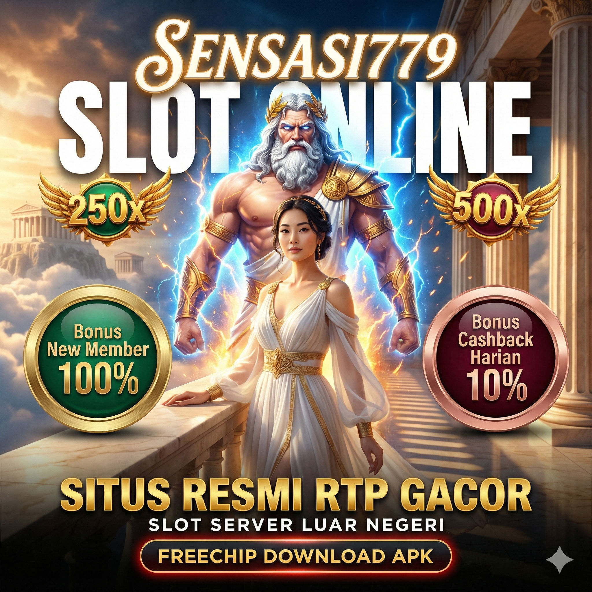 Banner SENSASI779 Server Luar