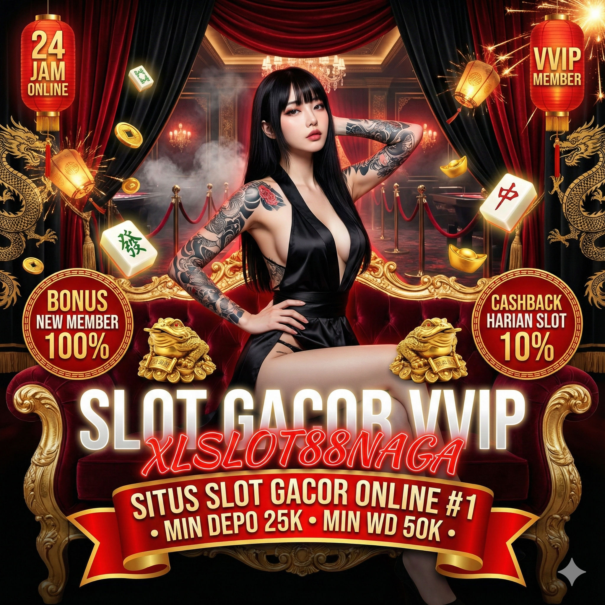 Banner Slot Gacor VVIP XLSLOT88NAGA