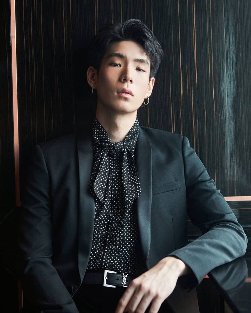 JJ KRISSANAPOOM in Saint Laurent Fall 2020 campaign moment
