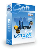 GS1128 Barcode Font