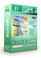 MaxiCode barcode font